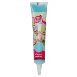 Tubo Escritor de Chocolate Azul Cielo 25 gr - Funcakes