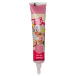 Tubo Escritor de Chocolate Rosa Viejo 25 gr - Funcakes