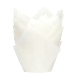 Tulipas para Muffins Blancas 36 ud - House of Marie