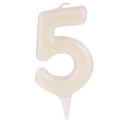 Vela Fluorescente Nº 5 - 6 cm - Dekora