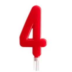 Vela Nº 4 de 15 cm - Dekora