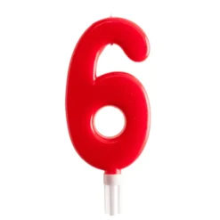 Vela Nº 6 de 15 cm - Dekora