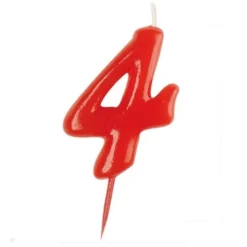 Vela Nº 4 Roja