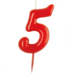 Vela Nº 5 Roja