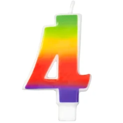 Vela Rainbow Nº 4 - Azucren