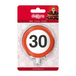Vela 30 Cumpleaños Señal Prohibido