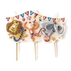 Vela de Cumpleaños Animales del Circo