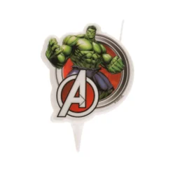 Vela de Cumpleaños Hulk 9 cm