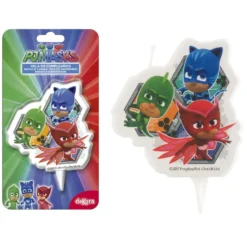 Vela de Cumpleaños Pj Masks