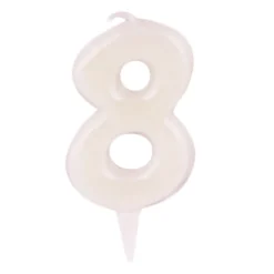 Vela Fluorescente Nº 8 - 6 cm - Dekora