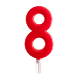 Vela Nº 8 de 15 cm - Dekora
