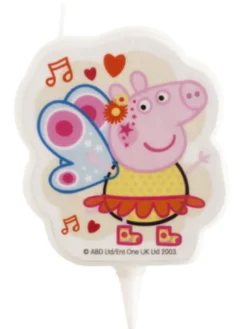 Vela Peppa Pig con Alas 7 cm - Dekora