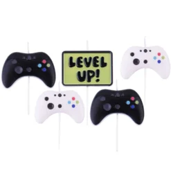 Velas de Cumpleaños Gamer 3D 5 ud