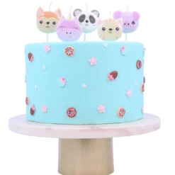 Velas de Cumpleaños Kawaii 3D 5 ud