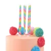Velas de Cumpleaños Rainbow 18 cm 6 ud
