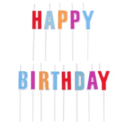 Velas Happy Birthday 13 ud